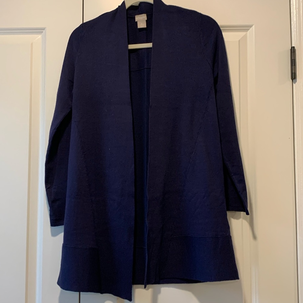 Navy blue cardigan
